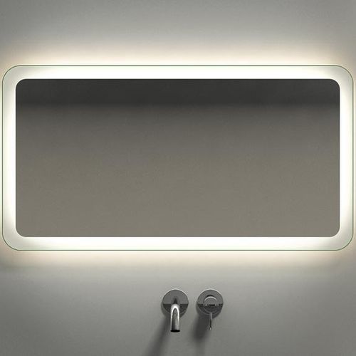 Specchio da bagno a muro - SHINE  - Kyrya Group - contemporaneo / rettangolare / bianco