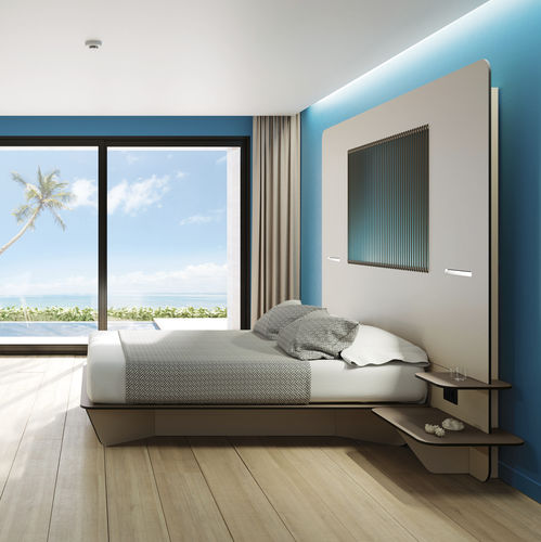 Letto king size - RECIFE - BUSTPER, S.A. - queen size / contemporaneo / con testiera