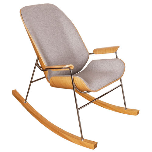 Sedia a dondolo - 205001 - Shabbes - contemporanea / da interno / in rovere