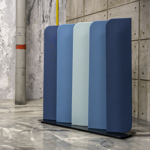Separatore di spazi in tessuto acustico - FLEXI - SilentLab - per ufficio / da interno / autoportante
