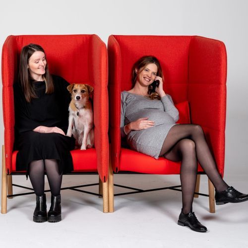 Poltrona contemporanea - MYSPOT BOND - SilentLab - in tessuto / in espanso / a schienale alto
