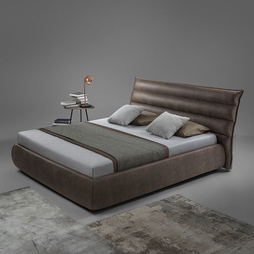 Letto matrimoniale - Vertigo - FPM TUTTOMOBILI - contemporaneo / imbottito / con testiera