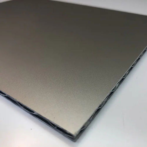 Pannello in composito per facciata - Shanghai Huayuan New Composite Materials Co.,Ltd. - tagliafuoco / in alluminio / ondulato