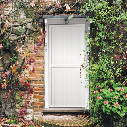 Porta di servizio - SYMBIO'Z A - Volets Thiebaut - in alluminio / in PVC / battente