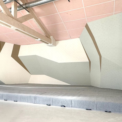 Parete d'arrampicata fissa - LA ROQUE - ESCATECH - per edifici pubblici / da interno