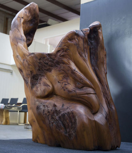Scultura in legno - Haast Eagle - Icewood - da appoggio / animale / contemporanea