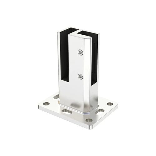 Morsetto per vetro in acciaio inossidabile - DOSD series - Shandong Aleader Machinery Manufacturing Co.,Ltd - per pannelli / per doccia / per parapetto