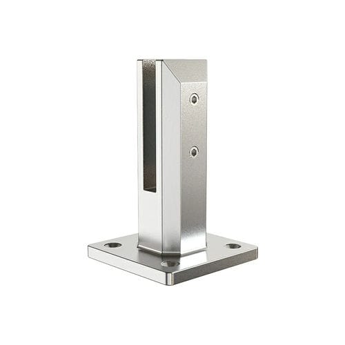Morsetto per vetro in acciaio inossidabile - LS-CS series - Shandong Aleader Machinery Manufacturing Co.,Ltd - per esterno / per balcone / per parapetto