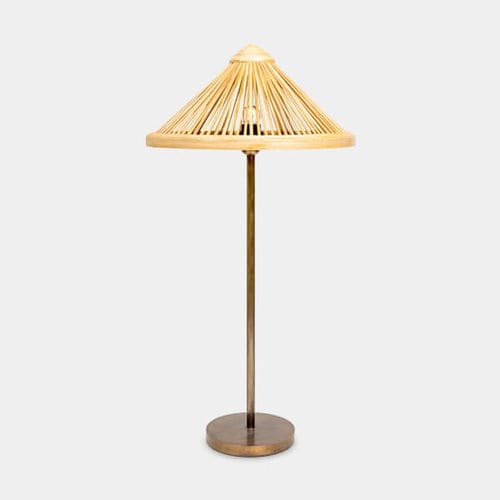 Lampada da tavolo - OBORRO - Bambusa Bali - in legno / design originale / con cavo