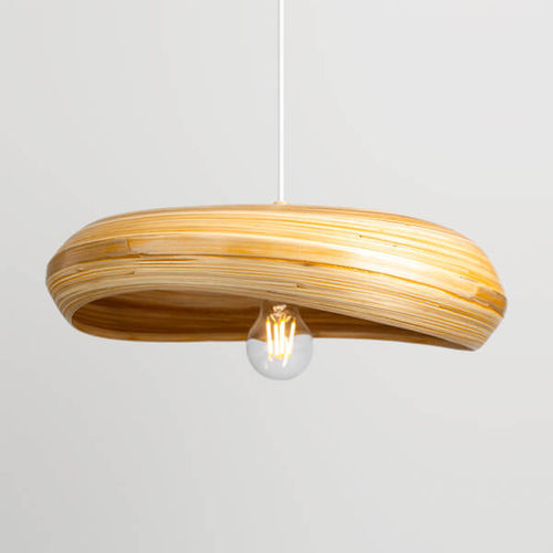 Lampada a sospensione - KEFANA - Bambusa Bali - in legno / contemporanea / con cavo