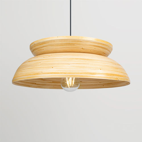 Lampada a sospensione - KUBA - Bambusa Bali - in legno / classica / con cavo