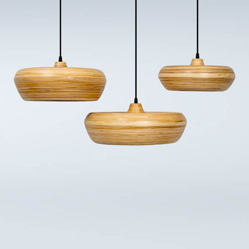 Lampada a sospensione - TALANGO - Bambusa Bali - in legno / classica / con cavo