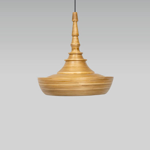 Lampada a sospensione - BURMA - Bambusa Bali - in legno / design originale / con cavo