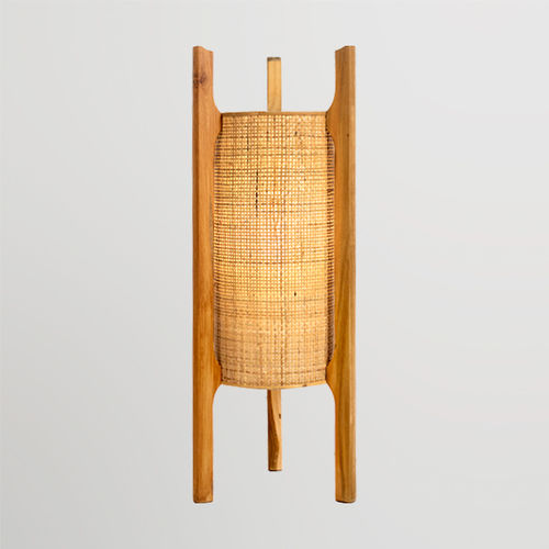 Lampada da comodino - TOOBA S - Bambusa Bali - in rattan / in teak / classica