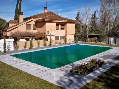 Protezione per piscina con occhielli - Green  - International Cover Pool - di sicurezza / invernale / su misura