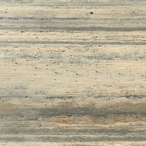 Lastra in pietra in travertino - SILVER CONTROFALDA - GIOVANNOZZI MARMI S.R.L. - per stanza da bagno / levigata / aspetto marmo