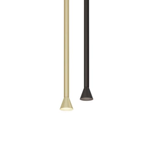 Plafoniera contemporanea - Flute - Luzfin - tubolare / conica / in alluminio