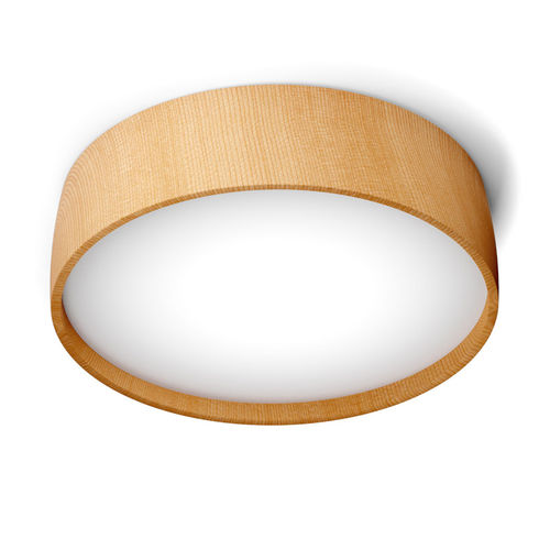 Plafoniera contemporanea - Peti - Luzfin - rotonda / in frassino / LED