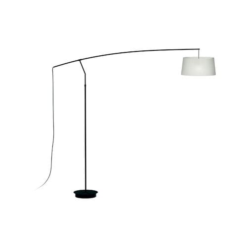 Lampada da terra - Arco - Luzfin - in ferro / in tessuto / contemporanea