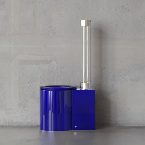WC da appoggio - ICONE01 - trone - in ceramica / in metallo / per uso residenziale