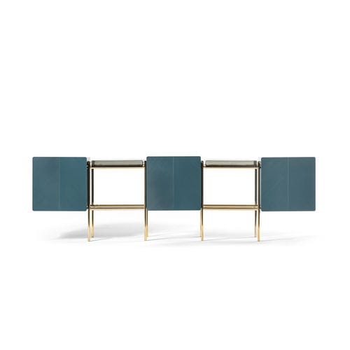 Credenza contemporanea - LIBRA - HESSENTIA | Cornelio Cappellini - in legno / in metallo / in vetro