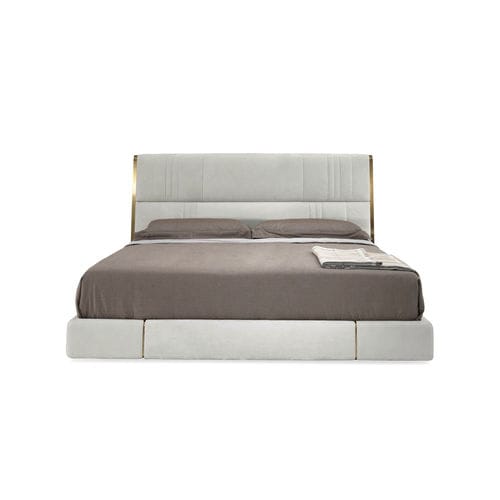 Letto matrimoniale - NOVABED - HESSENTIA | Cornelio Cappellini - contemporaneo / imbottito / con testiera