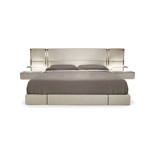 Letto matrimoniale - NOVABED - HESSENTIA | Cornelio Cappellini - contemporaneo / imbottito / con testiera