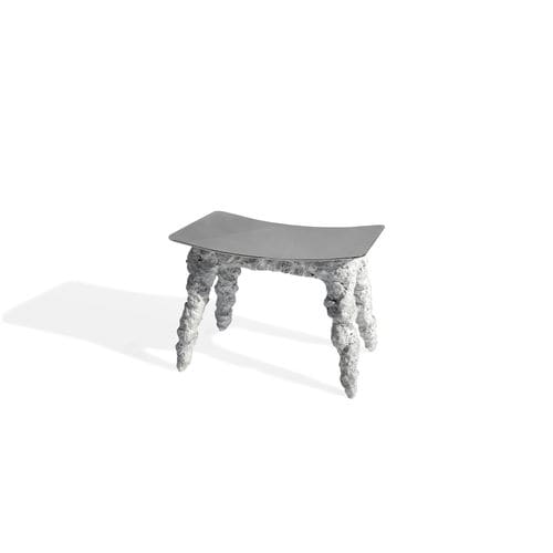 Sgabello design industriale - BLADE  - HESSENTIA | Cornelio Cappellini - in metallo / con supporto in calcestruzzo / fatto a mano