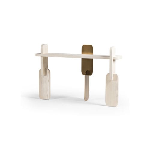 Consolle contemporanea - GREFFAGE - HESSENTIA | Cornelio Cappellini - in legno / con supporto in legno / con supporto in metallo