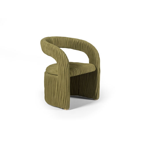 Sedia da pranzo contemporanea - LEAF - HESSENTIA | Cornelio Cappellini - da interno / in tessuto / in pelle