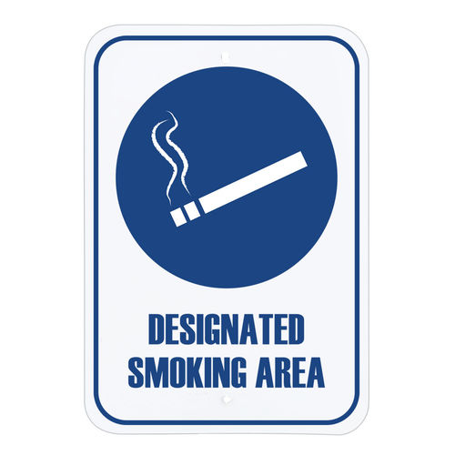 Cartello segnaletico da esterno - SMOKING SIGNS - FEPRO - da parete / fisso / da terra