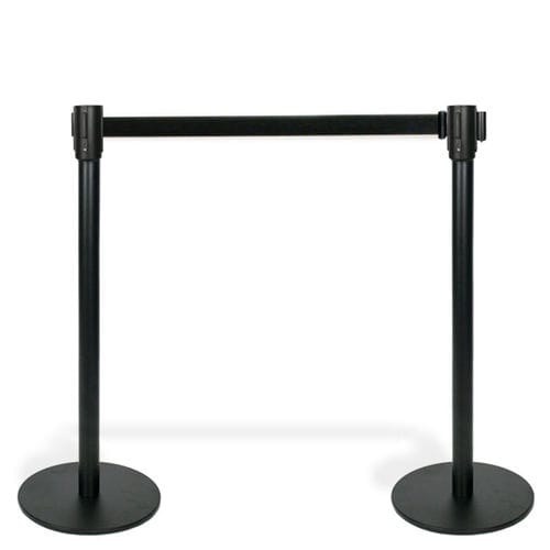 Barriera retrattile - 4WAY BLACK - FEPRO - di protezione / di controllo accessi / per controllo folla