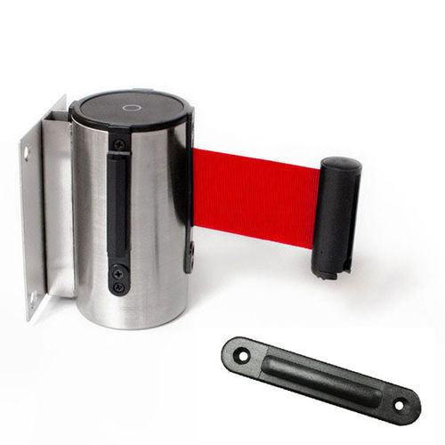 Barriera retrattile - WALL MOUNTED  - FEPRO - di protezione / di controllo accessi / in acciaio inossidabile