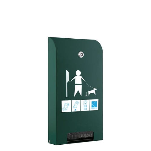 Distributore di sacchetti per escrementi di cani a muro - CLASSIC - FEPRO - a pavimento / per spazio pubblico / personalizzabile