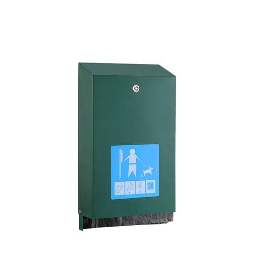 Distributore di sacchetti per escrementi di cani per spazio pubblico - ECO GREEN - FEPRO - a muro / sospeso / personalizzabile