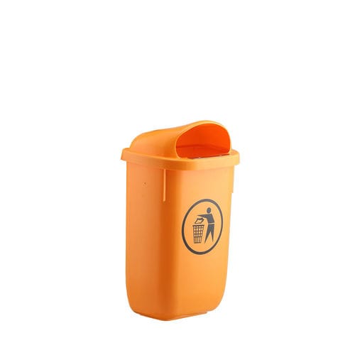 Portarifiuti pubblico - URBIN - FEPRO - da terra / in plastica / con coperchio