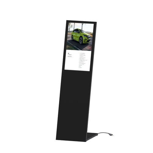Cartello pubblicitario digitale - PLANAVISION Digital -L-Stand 32" - FEPRO - da appoggio / da interno / in acciaio