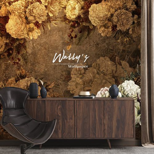 Carta da parati contemporanea - CLASSY VINTAGE  - Wally's - a motivi / marrone / beige