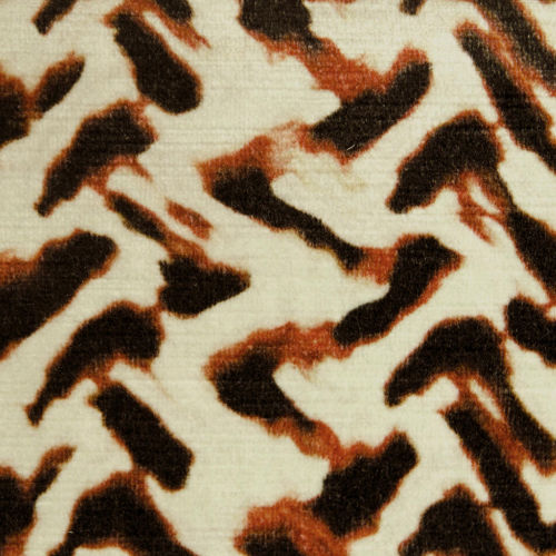 Tessuto da tappezzeria - NIRVANA VELVET - Aldeco Interior Fabrics - con motivo pelle di animale / in poliestere / in cotone