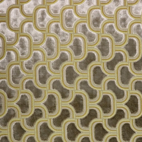 Tessuto da tappezzeria - DIGBY VELVET - Aldeco Interior Fabrics - con motivi geometrici / geometrico / in poliestere