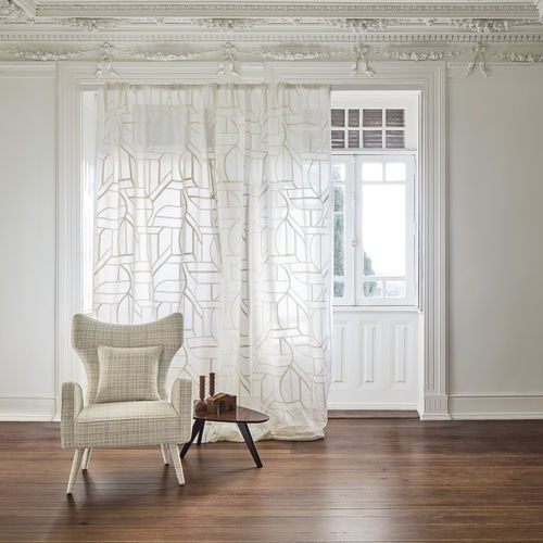 Tendina voile con motivi geometrici - INFLUENCE    - Aldeco Interior Fabrics - in cotone / in poliestere / trasparente