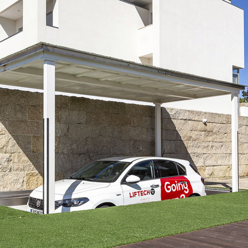 Ascensore per auto elettrico - Liftech - idraulico / per il settore terziario / ad uso residenziale