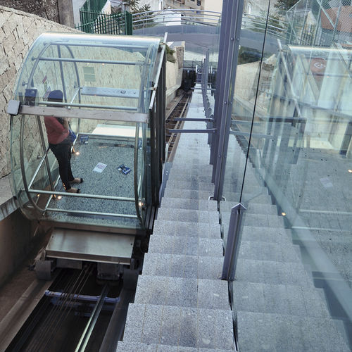 Ascensore Inclinato Liftech Elettrico Per Zone Urbane Panoramico