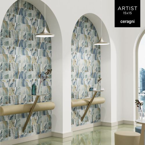 Piastrella in ceramica - ARTIST | 15x15 - CERAGNI | WALL CERAMIC TILES - opaca / testurizzata / da interno