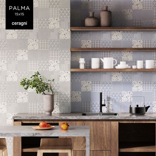 Piastrella in ceramica - PALMA | 15x15 - CERAGNI | WALL CERAMIC TILES - opaca / lucida / da interno