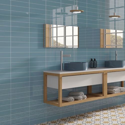 Piastrella in ceramica - PLAIN | M7.5X30 - CERAGNI | WALL CERAMIC TILES - lucida / opaca / da interno