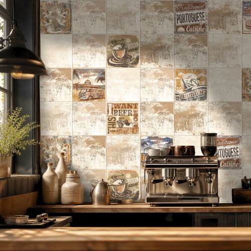 Piastrella in ceramica - FIFTIES | 20x20 - CERAGNI | WALL CERAMIC TILES - opaca / da interno / da bagno
