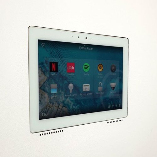 Supporto per touchscreen da parete - 007-1-845 - Wall-Smart - per uso residenziale / contemporaneo / orizzontale