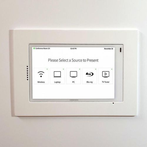 Supporto per touchscreen da parete - 012-1-832-WH - Wall-Smart - contract / per uso residenziale / contemporaneo