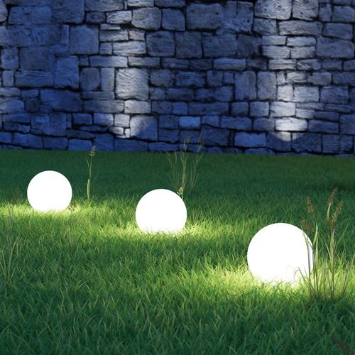 Lampada da pavimento - GLOBE - s.luce - in plastica / contemporanea / con cavo